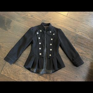 YD Girls Black Jacket Size 9-10 Years, EUC